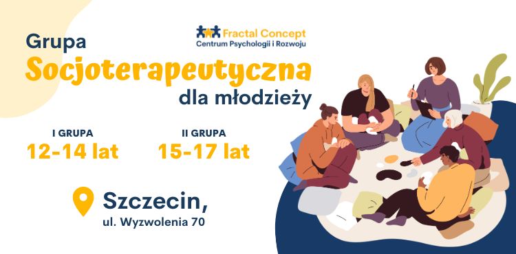 Grupa socjoterapeutyczna aktualnosci - Rozpoczynamy rekrutacje do grupy socjoterapeutycznej w Szczecinie!